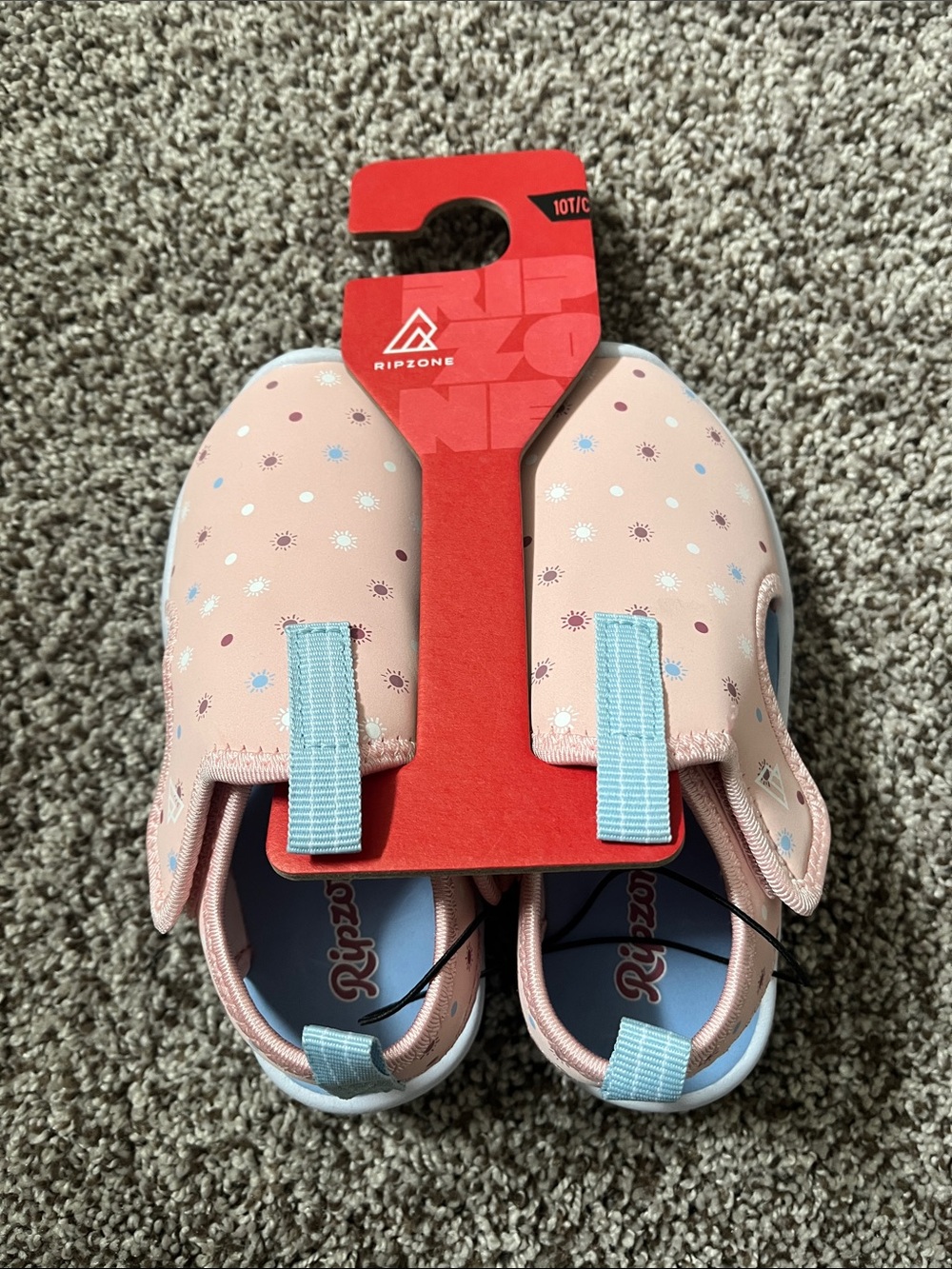 Ripzone Girls Pink Slip-On Water Shoes Size 10T